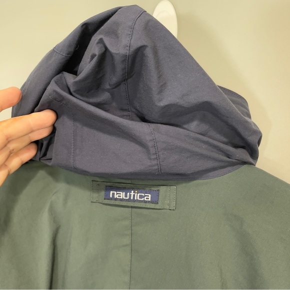 Vintage 90’s Náutica Reversible Windbreaker Jacket - Picture 6 of 14